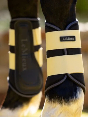 LeMieux Grafter Brushing Boots - Mimosa - Image 1 of 2