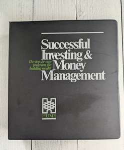 HUME Successful Investing And Money Management Planning for Profit - Picture 1 of 8