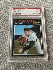1971 Topps - #245 Jim Kaat PSA 7 NM