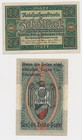 10 Mark Reichsbanknote Überdruck Deutsche Reichs Partei  Ro.63   Erh A-Unc ( 561