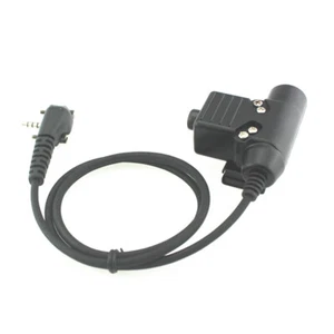 Metal+ABS U94 PTT Cable Plug Adapter For Vertex Standard VX-231 VX131 VX230/261 - Zdjęcie 1 z 8
