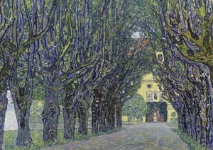 Gustav Klimt - Allee at Schloss Vintage Print Poster Wall Art Picture A3 A4 - Picture 1 of 3