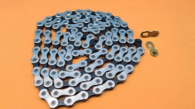 Kette X11 KMC 11-fach silber/schwarz 107 Glieder + 1 Kettenschloss Neuware