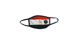 Máscara facial Egipto con bolsillo / Bandera de Egipto / Mascarilla de Egipto Bandera - Imagen 1 de 4