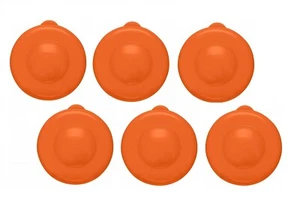 55mm BPA Free Dew Cap Snap On Crown Top Lids 3 & 5 Gallon Water Bottle Jug 6pack - Picture 1 of 13