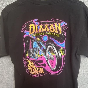 Dixxon Space Trippin T-Shirt Men L Black Short Sleeve Pullover Tee Shirt Graphic - Picture 1 of 12