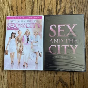 Sex and the City (DVD, 2008, Widescreen) plus Songs From The City NEW - Picture 1 of 6