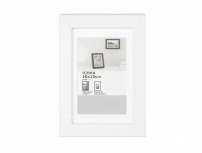 3er Set Ikea Ribba weiß 10x15cm Bilderrahmen Rahmen Bild - Bild 1 von 4