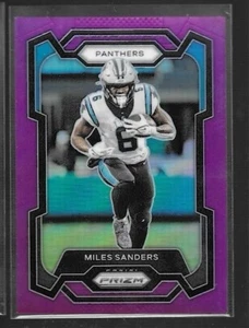 2023 Panini Prizm - Miles Sanders #44 Purple Prizm /125 - Picture 1 of 2