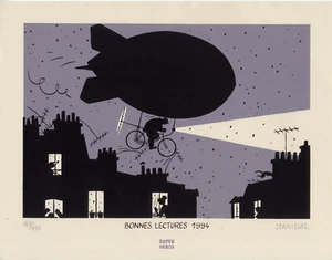 STANISLAS BONNES LECTURES 1994 SÉRIGRAPHIE 130 ex. n°tés/signés SUPER HÉROS 1994 - Picture 1 of 1