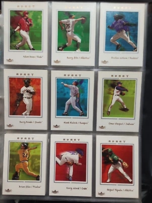 2003 Fleer Avant Baseball set w/ inserts, SPs - Image 1 of 4