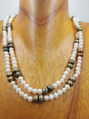 Pierre Lang Perlenkette, ca. 80 cm lang, neu und ungetragen, modern (52) - Bild 1 von 4