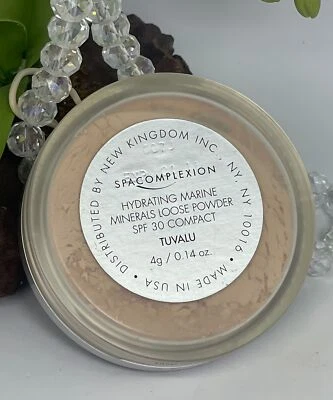 Sue Devitt Spa Complexion Hydrating Marine Minerals Loose Powder - Tuvalu - New - Image 1 of 4