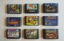 Sega Genesis Game Lot of 9 - Sonic the Hedgehog, Batman Returns, Shinobi, More