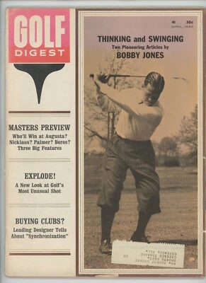 Golf Digest de abril de 1964 • Cubierta Bobby Jones Foto 1 de 3