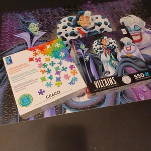 Ceaco 550 Teile Puzzle Disney Villains Cruella de Vil Ursula Maleficent - Bild 1 von 14
