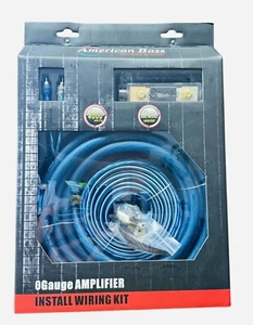 American Bass USA ABBLUE0GKIT Stärke 0 Kabelsatz 250A ANL Sicherung - Bild 1 von 4