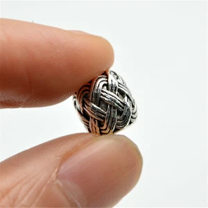 5 PCS Metal Alloy Viking Knot Beads for Bracelet / Necklace / Beard Hair Beads - Picture 1 of 16