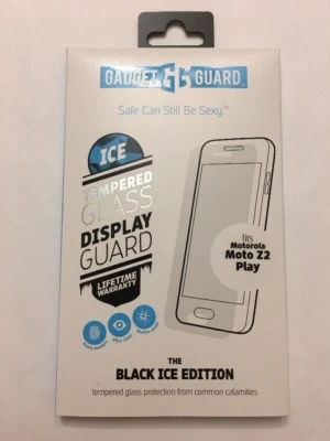 Gadget Guard:Tempered Black Ice Glass Screen Protector for Motorola Moto Z2 Play - Image 1 of 4