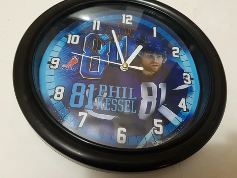 PHIL KESSEL CLOCK Toronto Maple Leafs 81 Untested As is Cover