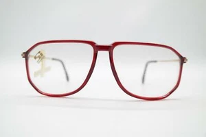 Vintage Stepper SI 106 Weinrot Gold Oval Brille Brillengestell eyeglasses NOS - Picture 1 of 6