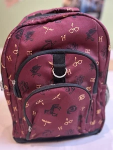 Pottery Barn Teen Harry Potter Gear-Up Hogwarts Backpack Maroon Bag Laptop - Picture 1 of 15