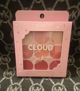 BNIB ColourPop Pressed Powder Eyeshadow Palette Cloud Spun 9 Shades - Picture 1 of 5