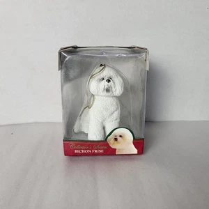 Bichon Frise Dog Ornament Limited Edition Weihnachten gebraucht OVP - Bild 1 von 7