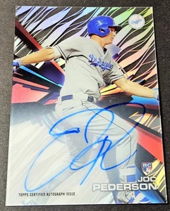 2015 Topps High Tek Grass Waves Rookie Auto Joc Pederson RC #HT-JPN - Picture 1 of 2