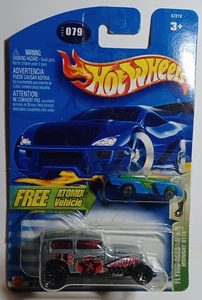 2003 Hot Wheels Flying Aces Midnight Otto with Atomix Vehicle Shredster Int. Auto - Bild 1 von 1