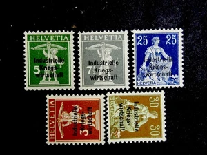 nystamps Schweiz Briefmarke # 1O9//1O16 postfrisch OG H O24y3350 - Bild 1 von 2
