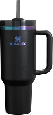 BLACK CHROMA Stanley40 oz Quencher H2.0 FlowState Tumbler Stainless Steel Vacuum - Image 1 of 4