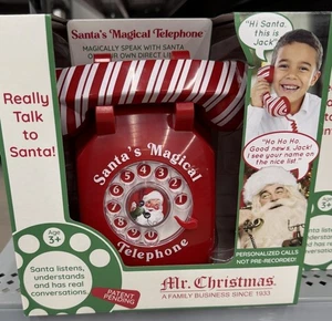 Mr. Christmas Santa's Magical Interactive Telephone Desk Christmas Decor NIB - Picture 1 of 1