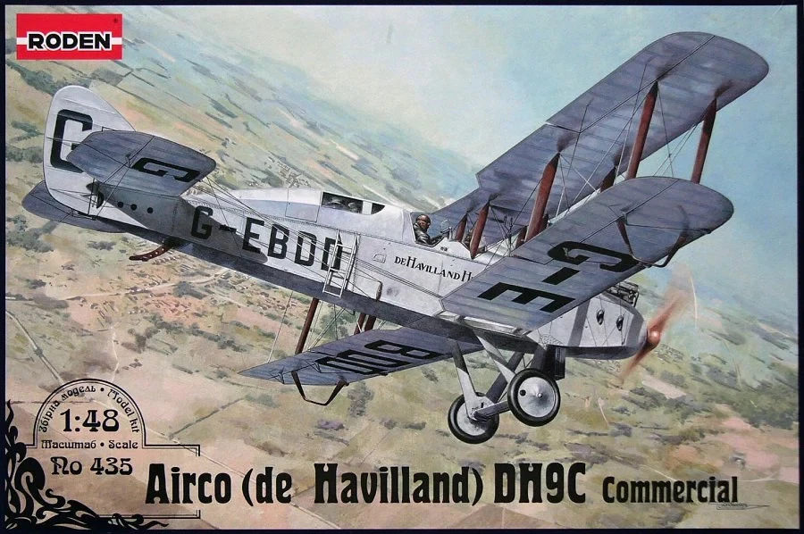 Roden 1/48 435 De Havilland D.H.9C Modello Kit Passeggero - Immagine 1 di 1