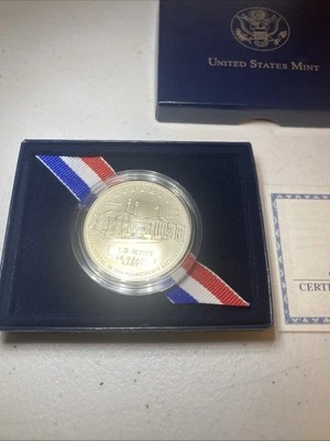 2006 S San Francisco Old Mint BU Silver Dollar Commemorative US Mint Coin + Box - Image 1 of 3