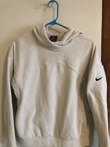 Womens Nike Therma Pullover Hoodie Fleece Top Sweatshirt Black Size Small CJ5760 - Picture 1 of 8