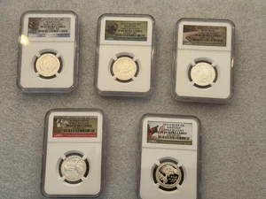 2015-S SILVER NATIONAL PARK QUARTER SET EARLY RELEASE NGC PF69 ULTRA CAMEO - Picture 1 of 2
