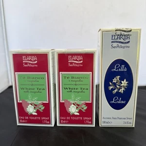 Elariia San Pellegrino 2 White Tea W/Magnolia & Lilac Toilette Spray Perfume New - Picture 1 of 11