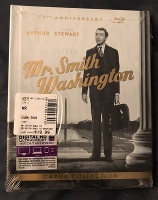 MR SMITH GOES TO WASHINGTON (1939) Blu-ray Digibook, NEW but Shrikwrap torn Foto 1 de 2