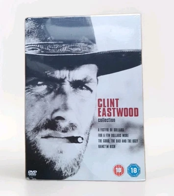 Clint Eastwood - Four Film Western Collection 4 Disc DVD Set - New and Sealed - Image 1 of 4
