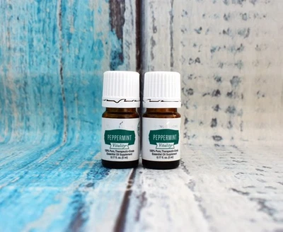 LOTE DE 2 - Óleo essencial Young Living Peppermint Vitality 5 ml NOVO/SELADO - Imagem 1 de 4