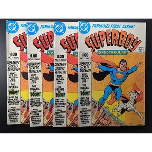 DC Superboy Spectacular #1 Comic Lot of 4 Krypto Cover Ross Andru 1980 Mid Grade - Picture 1 of 6