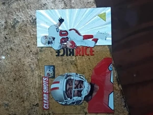 1995 Jerry Rice Pinnacle Clear Shots #1 San Francisco 49ers HOF - Picture 1 of 2