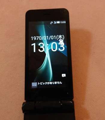 Sharp SH-01J Docomo 3,4" 8GB Navy Android Flip Phone sbloccato senza SIM... - Immagine 1 di 4