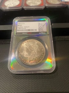 1884 CC MS63 (Rainbow Toning) Vaultbox Series X Holo Core! - Picture 1 of 3