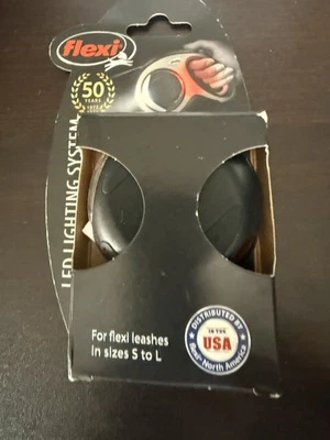 NIB Flexi LED Lighting System For Flexi Leashes Sizes Small to Large - Imagem 1 de 4