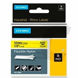 Nastro Laminato Dymo Nylon Flexible IND Multicolore Nero/Giallo - Afbeelding 1 van 10