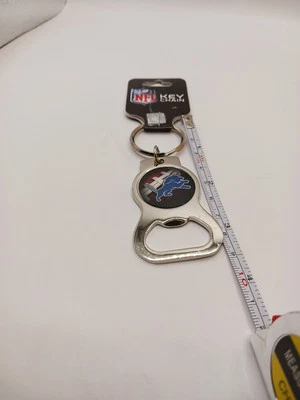 Detroit Lions NFL 3.5" Key Chain Bottle Opener Rico Industries BOK2401 - Image 1 of 3