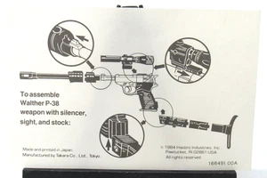 Hasbro G1 Transformers Megatron 1984 instrucciones de montaje INSERTAR 166491 00A - Imagen 1 de 2