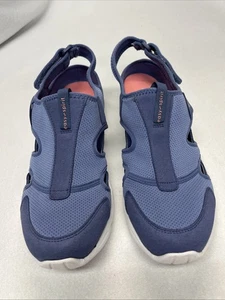 Zapatillas/zapatos sin cordones Easy Spirit Sebrier 2 azul tejido talla 11M usados en excelente estado - Imagen 1 de 7